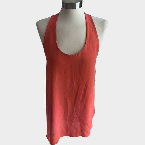 The Limited Large Sleeveless Tank Top Salmon Pink 100% Polyester - Picture 1 of 8